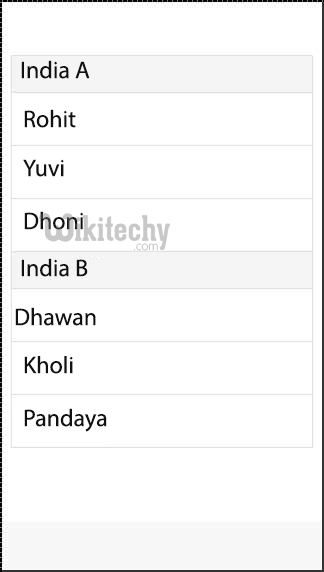  item divider in ionic